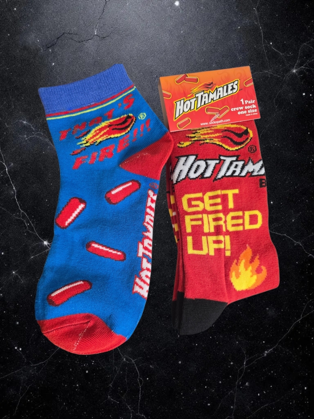 Hot Tamales Crew Socks Bundle (2 Pairs) – NWT - Picture 1 of 3